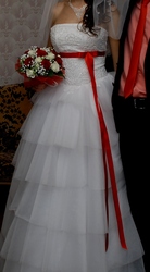 очень красивое свадебное платье 