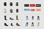 3.888 единиц новой брендовой одежды и обуви с Германии